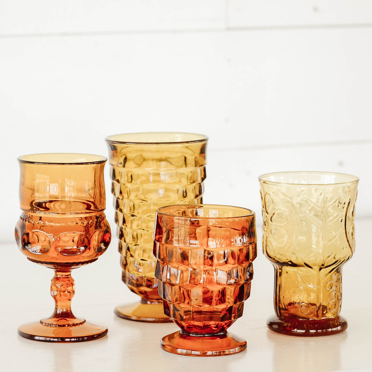 Brown/Amber Glass Collection — Vintage Rental Co.